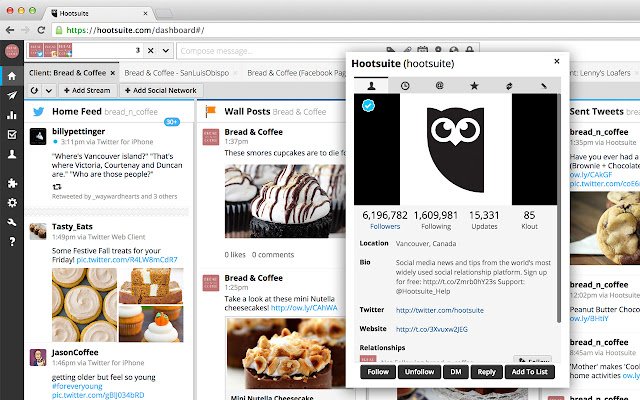 Hootsuite Dashboard